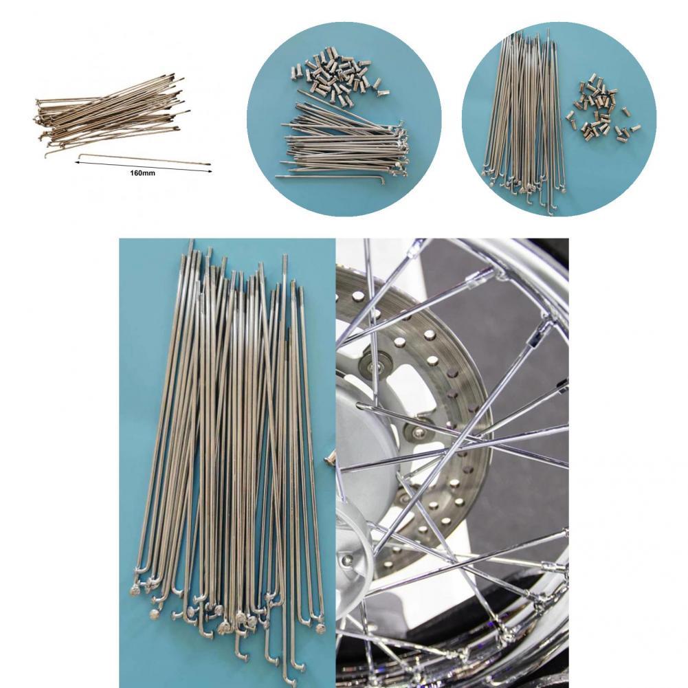 Cycle Steel Spokes Bike Parts Steel Spokes Steel Compact Universal 2.5mm Cycle Steel Spokes