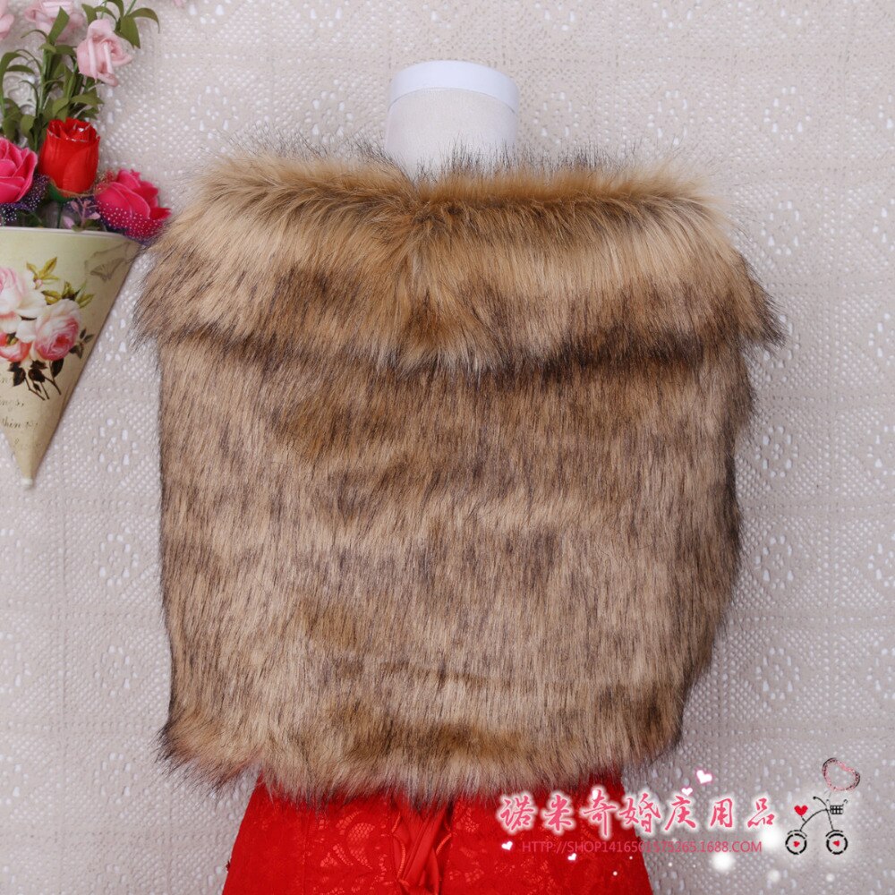 Bridal Shawl Fur Stole Faux Fur Wrap Winter Wedding Cape Wedding Wrap White Fur Cape