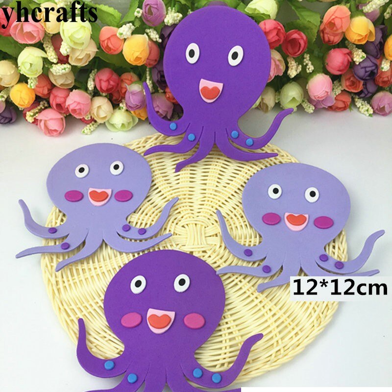 1bag/LOT,EVA foam 3D rabbit without stickers Kindergarten crafts Scrapbooking kit.Pocket craft Easter crafts Classic toys OEM: 4PCS 12cm