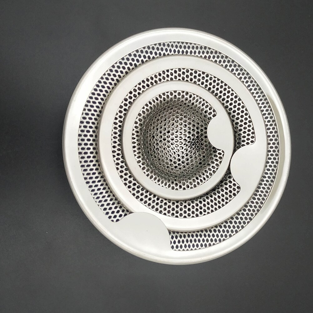 Rustfrit stål vask sil filter afløb filter køkken badeværelse tilbehør filter køkkenredskaber gadgets til køkkenredskaber