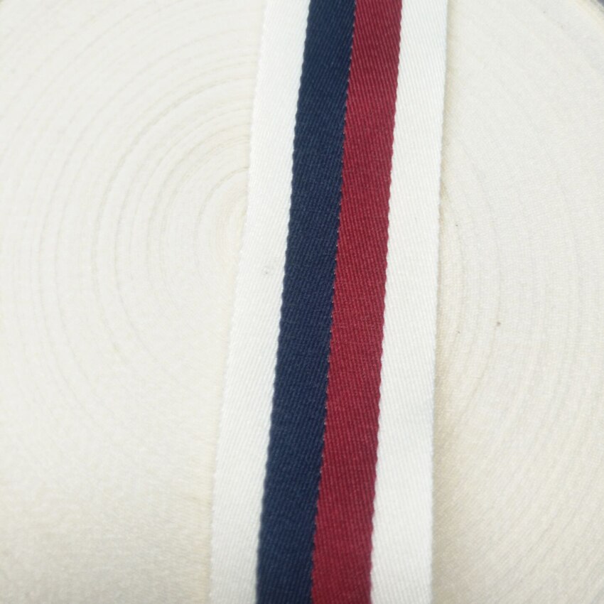 20mm 40mm beige rød blå trykt stribe grosgrain bånd bryllupstilbehør gør-det-selv håndlavet tøj sytilbehør materiale