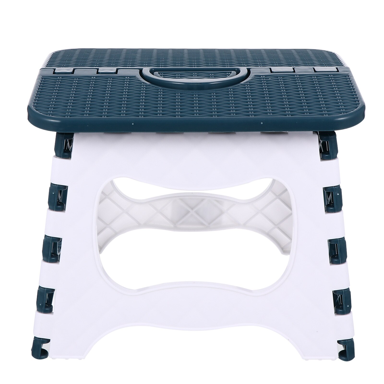 Folding Step Stool Plastic Foldable Stool Outdoor Portable Fishing Stool: Black