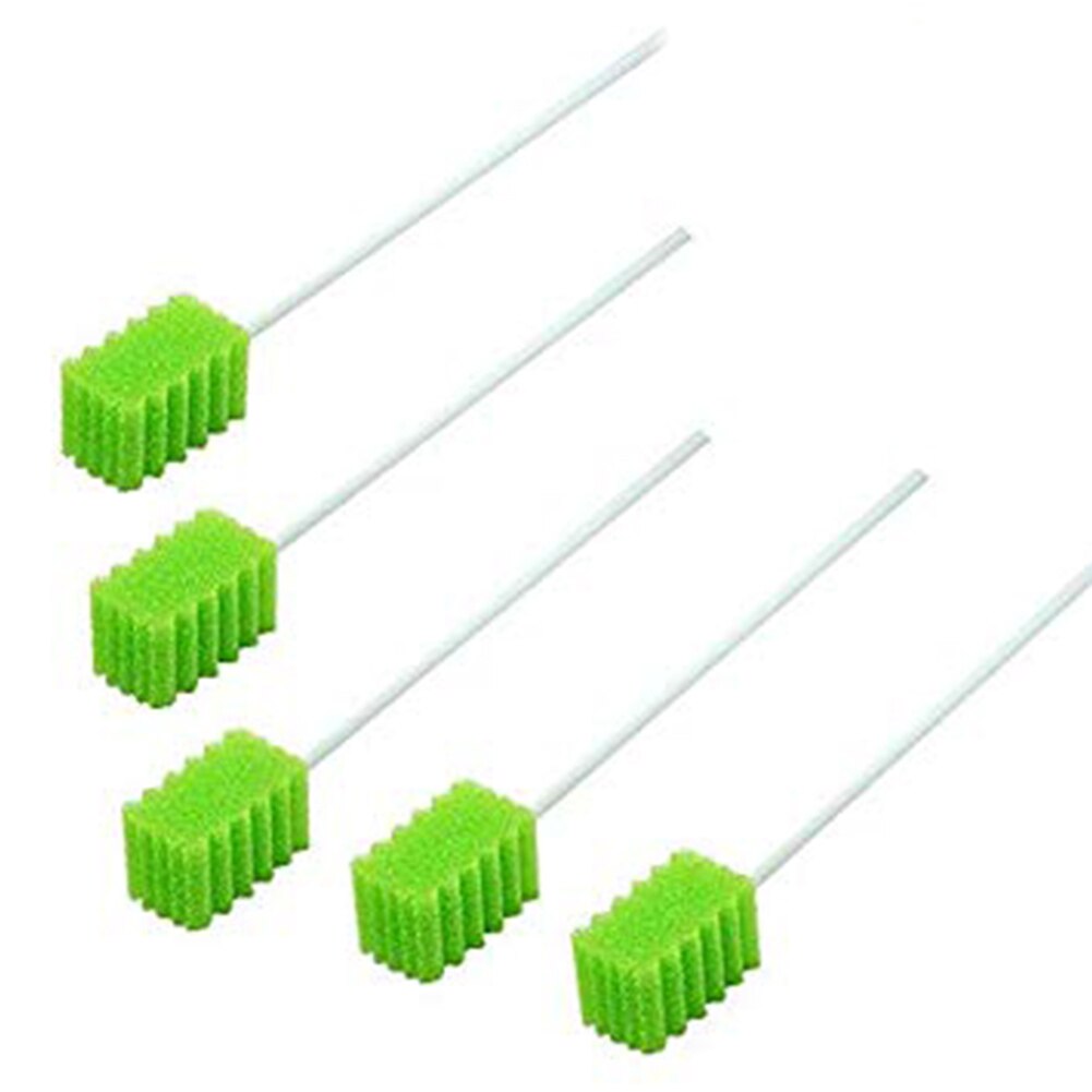 100/200 Uds esponja hisopos orales olor de limpieza lengua tártara limpieza palo cepillo interdental