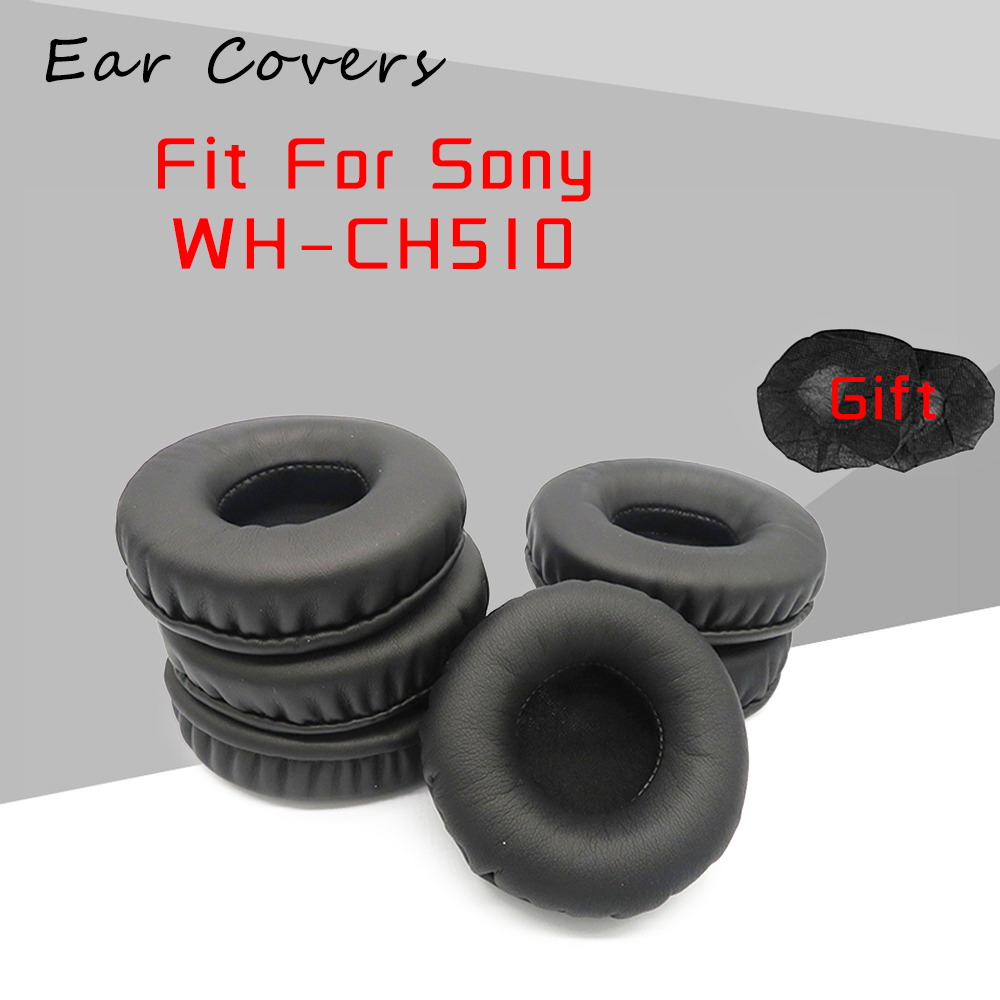 Coussinets d'oreille en mousse de cuir PU pour Sony WH CH510, oreillettes de remplacement pour casque