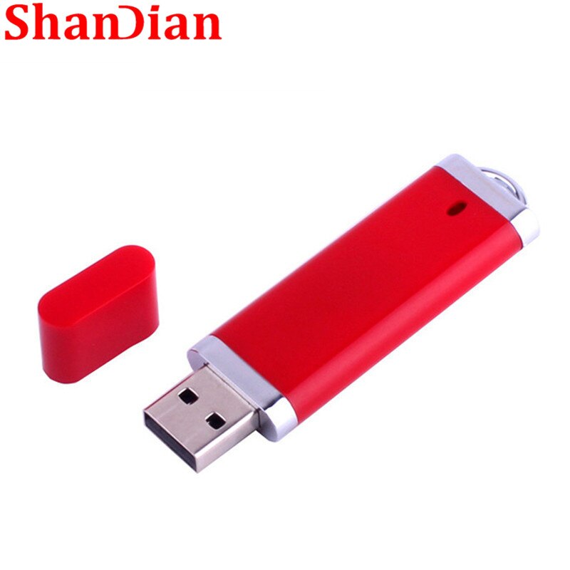 SHANDIAN 4 Colore più chiaro a forma di pen drive 4GB 32GB 16GB 64GB Flash Drive USB Thumb drive bastone di memoria Pen drive 64GB Regalo