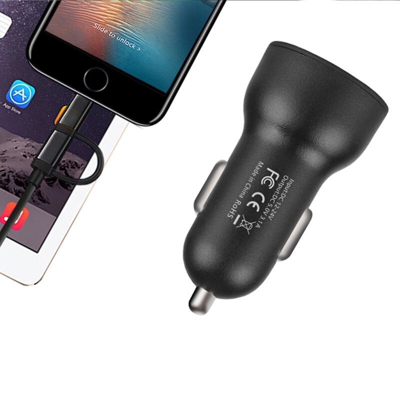 Rode Led Volt 12V Dual Port Usb Car Charger Rode Led Voltage Hui... – Grandado
