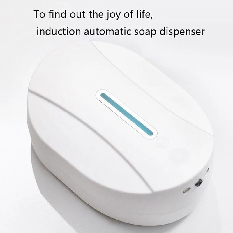 550ml Automatic Soap Dispenser Touchless Sensor Hand Sanitizer Alcohol Spary Dispenser Wall Mounted For Bathroom Kitchen Home