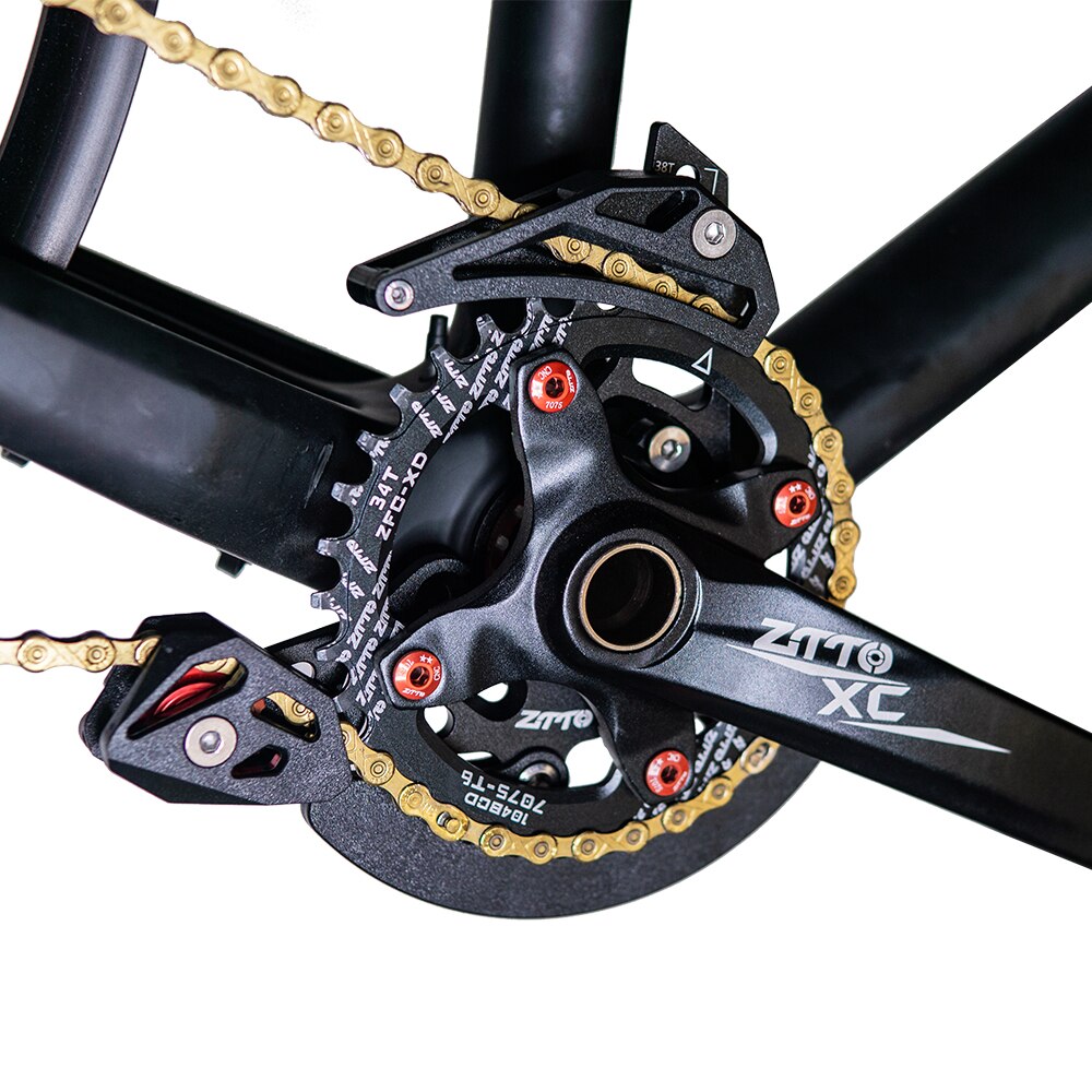 ZTTO MTB ISCG05 Chain Guide BB Mount 1x Mountain Bike Pulley Chain Guide DH Chainring Protector Bicycle Chain Stabilizer 32-38T