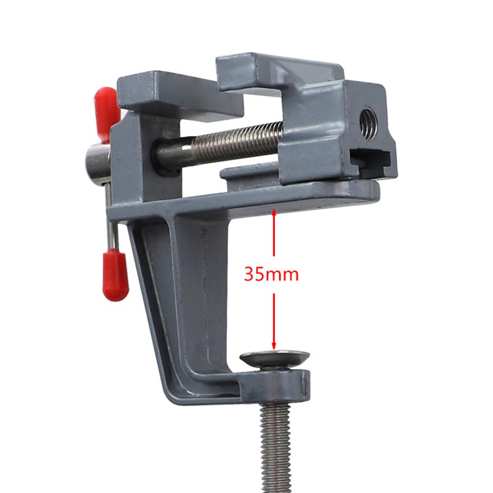 35MM Aluminium Alloy Table Bench Clamp Vise Multi-functional Bench Vise Table Screw Vise for DIY Craft Mold Fixed Repair Tool: Type A