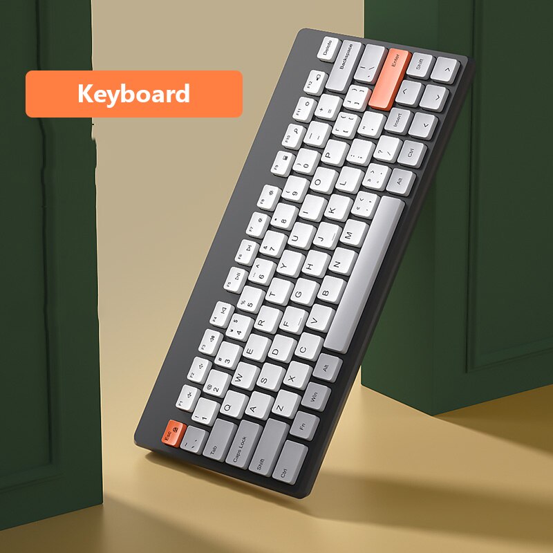 Slient Wireless Keyboard Mouse Combo Ergonomic Portable Gaming Keyboard Mouse Set For Macbook Laptop PC Gamer Computer Keyboard: black keyboard