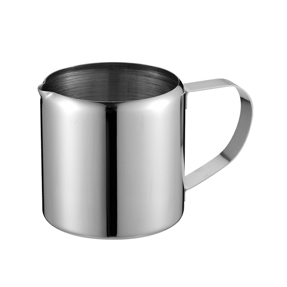 Stainless Steel Drink Catering Use Milk Jug Polished Accessories Coffee Latte Restaurants Sugar Jar Kitchen With Handle Home: 3 Oz