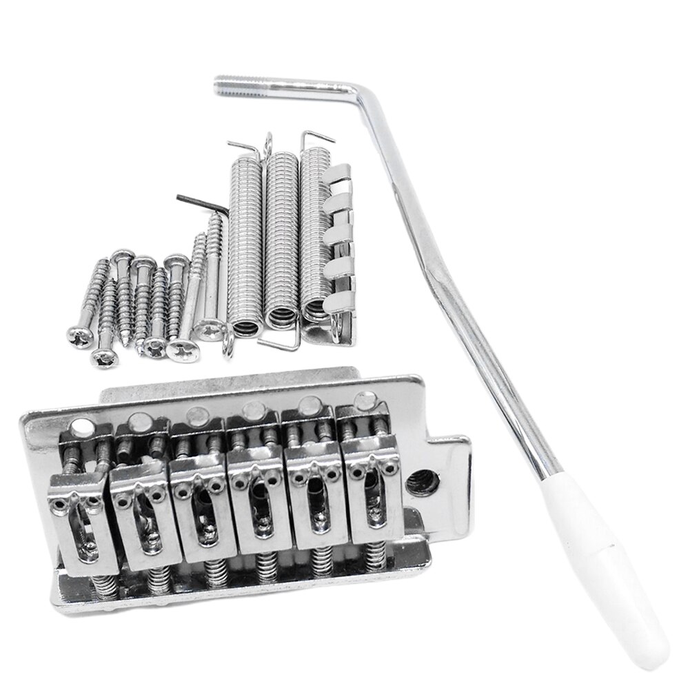 Tornillo de montaje de 6 cuerdas eléctrico cordal de guitarra Fander Startocaster Vintage puente trémolo fácil de instalar primavera