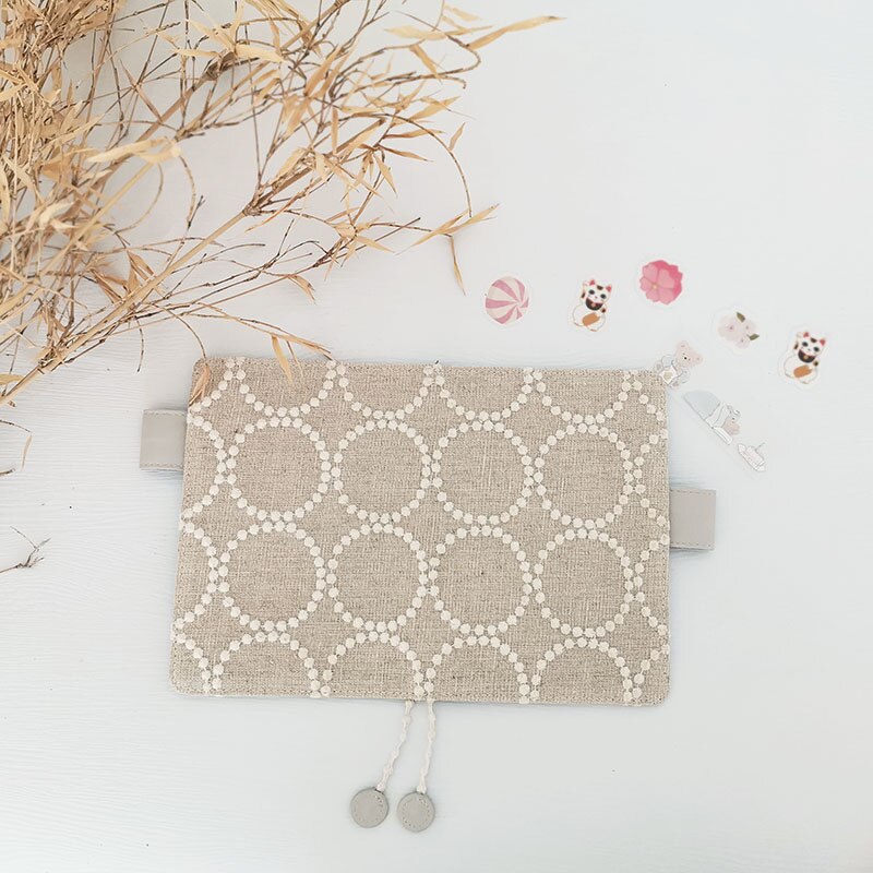 Japanese Cloth Material Journal Cover A5 A6 For Fitted Paper Book A5/A6