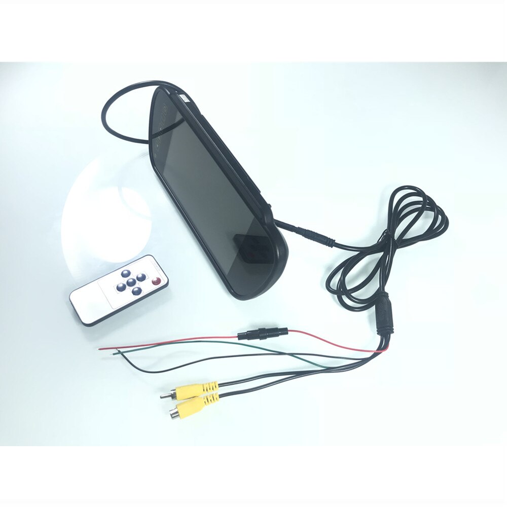car display 7 inch rearview mirror display car HD reversing screen