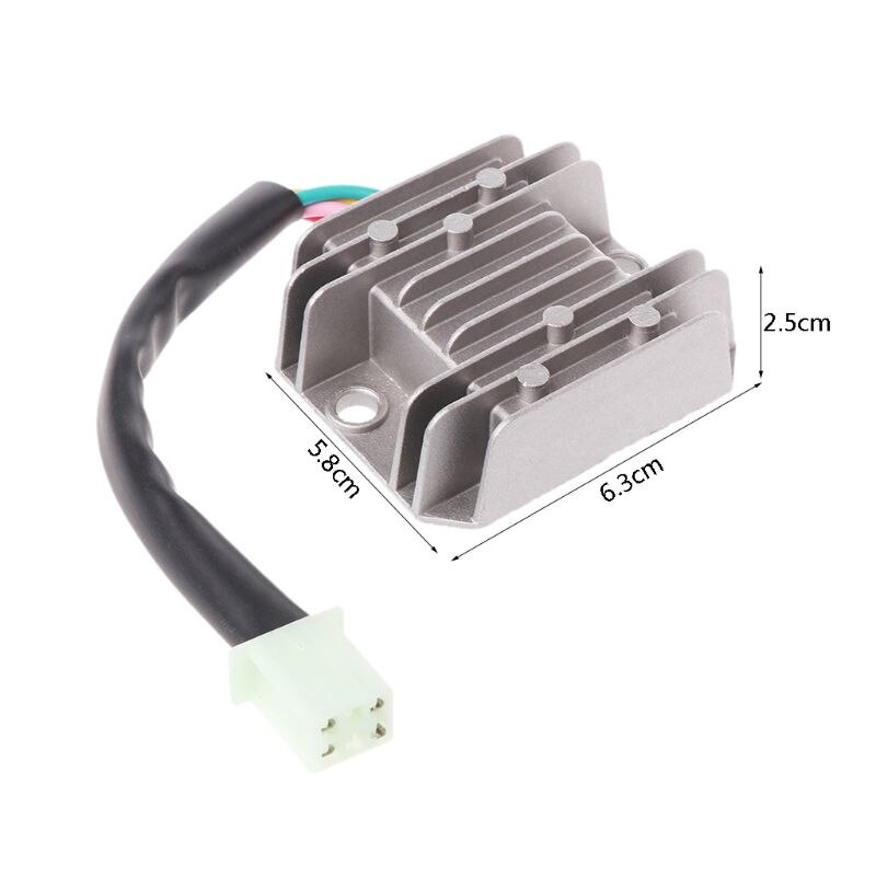 ATV GY6 50 150cc Scooter 4 Wires Voltage Regulator Rectifier Motorcycle Boat
