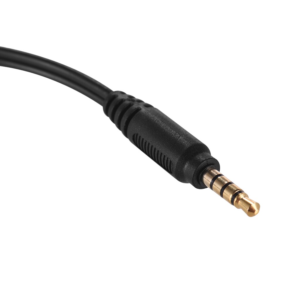 Cable adaptador de micrófono de 3,5mm, convertidor de micrófono estéreo, conector macho TRRS de 4 polos para iPad, iPhone, Samsung, Huawei, teléfono inteligente