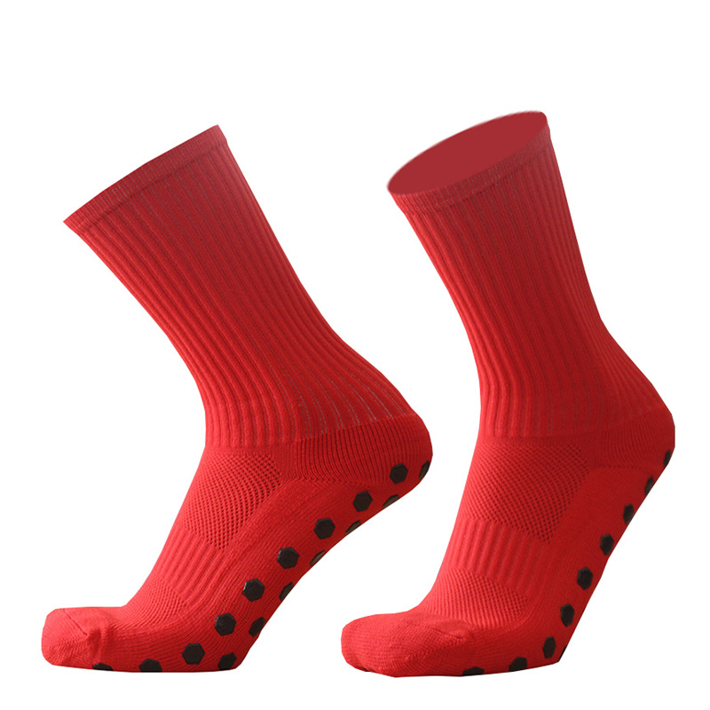 Chaussettes hexagonales de sport pour hommes et femmes, , couleur unie, avec ventouse ronde en Silicone, antidérapantes