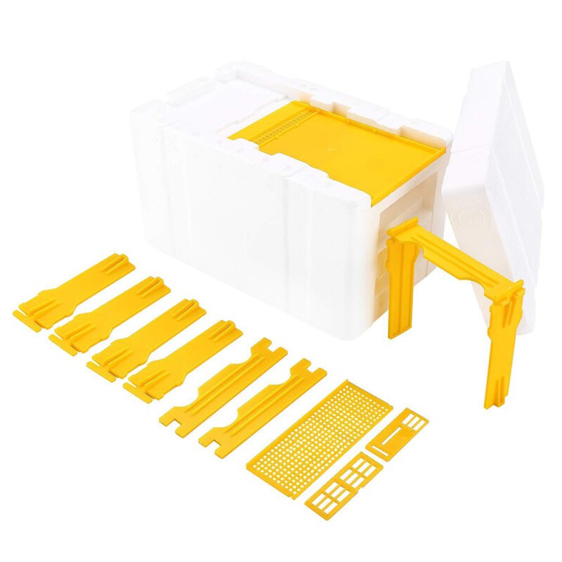 1Pcs Outdoor Garden Harvest Bee Hive Box Beekeeping King Pollination Box Beekeeping Tool Home Hive Box Beekeeping Equipment