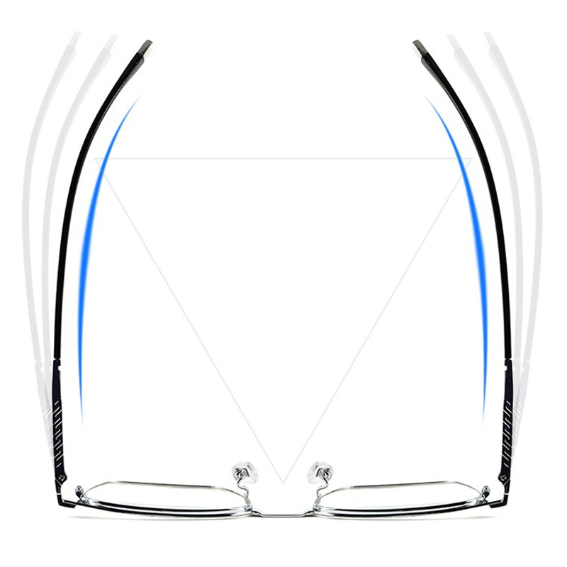 Montura de gafas de titanio puro para hombre, gafas graduadas de , a la , estilo de negocios, T8609T