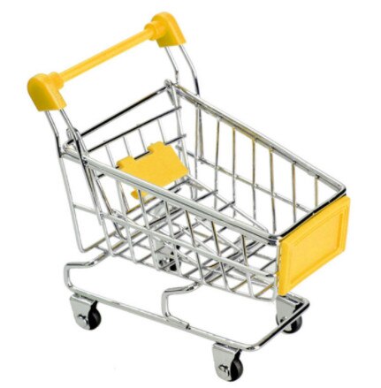 Giochi Di Imitazione Generi Alimentari Giocattoli Supermercato Carretti A Mano Giocattoli Carrelli di Stoccaggio Pieghevole mini Carrello della Spesa Cesto di Giocattoli per bambini Ragazzi: Di Colore Giallo chiaro