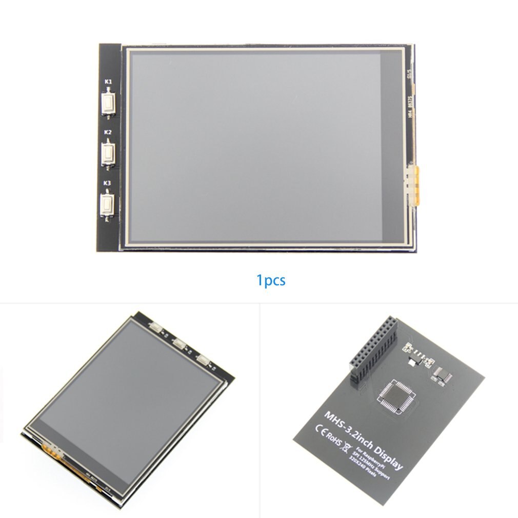 3.2inch MHS RPi Display 3.2in TFT SPI Serial LCD Resolution 320*240 3.2inch LCD Display Module with Touch LED Backlight