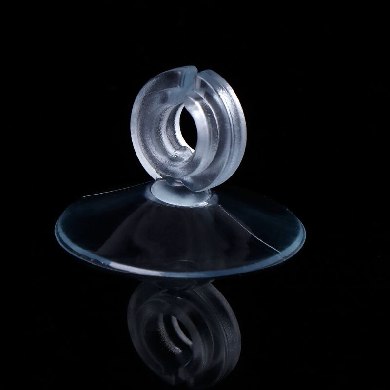 10PCS Aquarium Soft Plastic Suction Cup Holder Sucker Pipe Clip