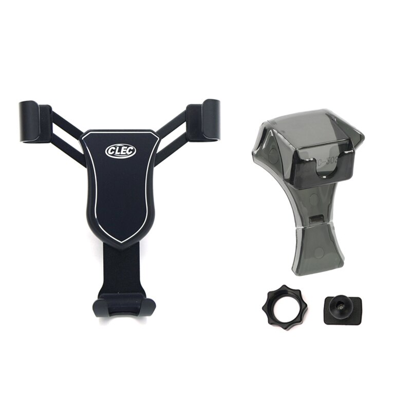 Apto para Mercedes-Benz GLA/A Class/CLA , accesorios de estilo de coche, soporte de teléfono móvil, soporte de montaje en salida de aire de coche, soporte de cuna: Black