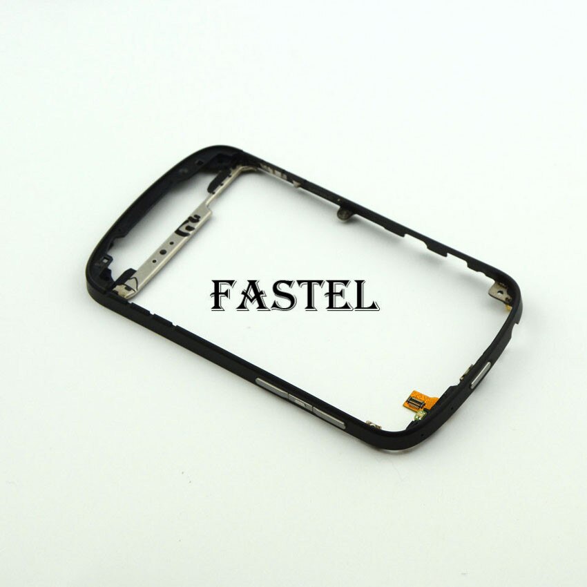 Voor blackberry  q10 originele volledige complete mobiele telefoonbehuizing + frame cover case + russisch frans engels toetsenbord met flex: Zwarte framehoes