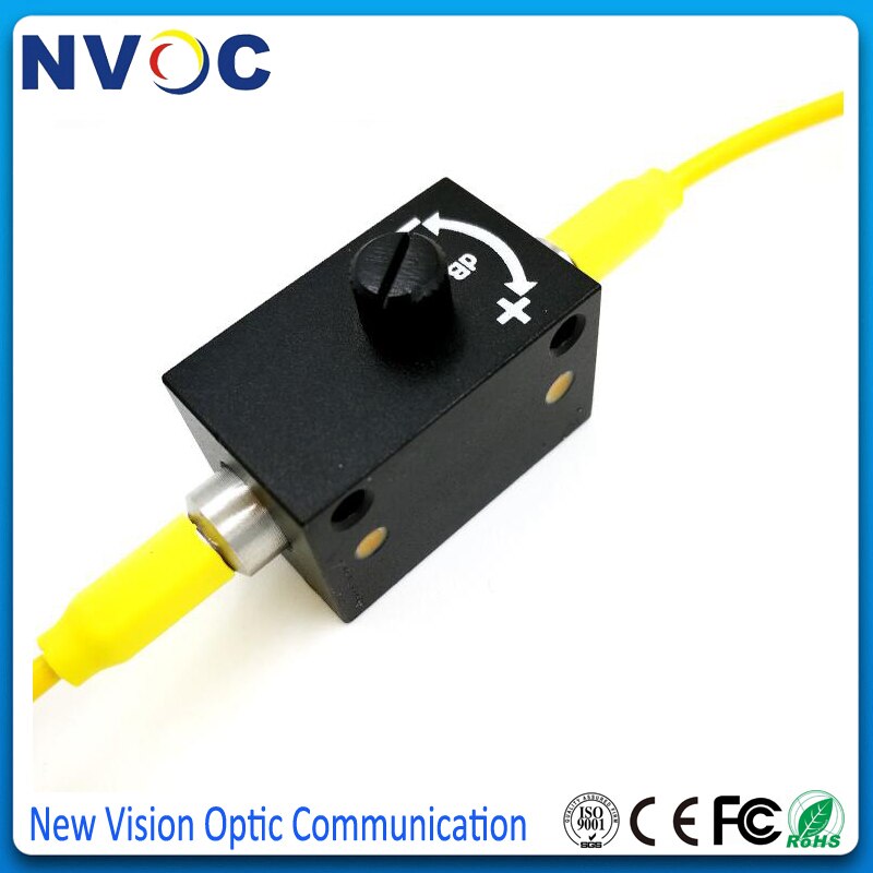 SM,SX,0.9mm,SC/APC Adjustable Optical Attenuator,Fiber Optic Attenuator,SC/APC Singlemode Inline Variable Optical Attenuator VOA