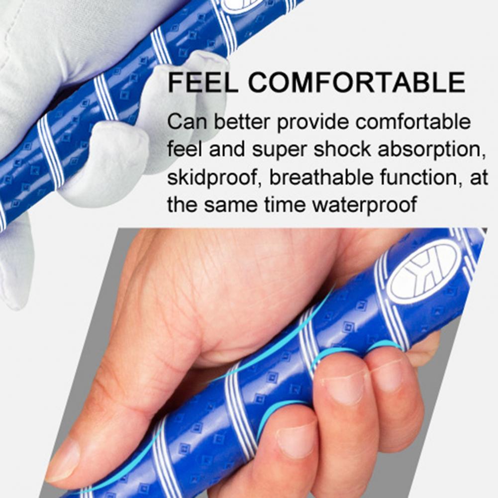 Universal Golf Grip Anti-skidding Golf Cover Sweatproof Thicker Rubber Golf Grips Golf Club Grip for Outdoor