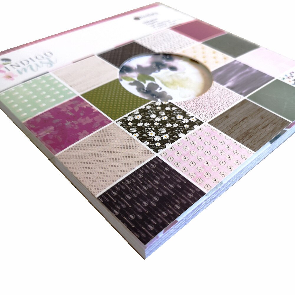 CRZCrafter 6" x 6 inch Scrapbooking Paper Pattern Pad 40 Sheets Craft Paper Embellishments Background Pack Acid Free Decorations