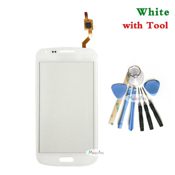 4.3 Voor Samsung Galaxy Core Duos GT-i8260 I8260 I8262 Touch Screen Digitizer Sensor Voor Glas Lens Panel: White with Tool