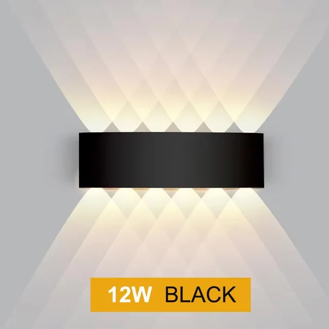6w 8w 10w 12w udendørs indendørs væglampe led væglampe aluminium vandtæt  ip65 til soveværelse stue trappebelysning: Varm hvid  (2700-3500k) / Blå