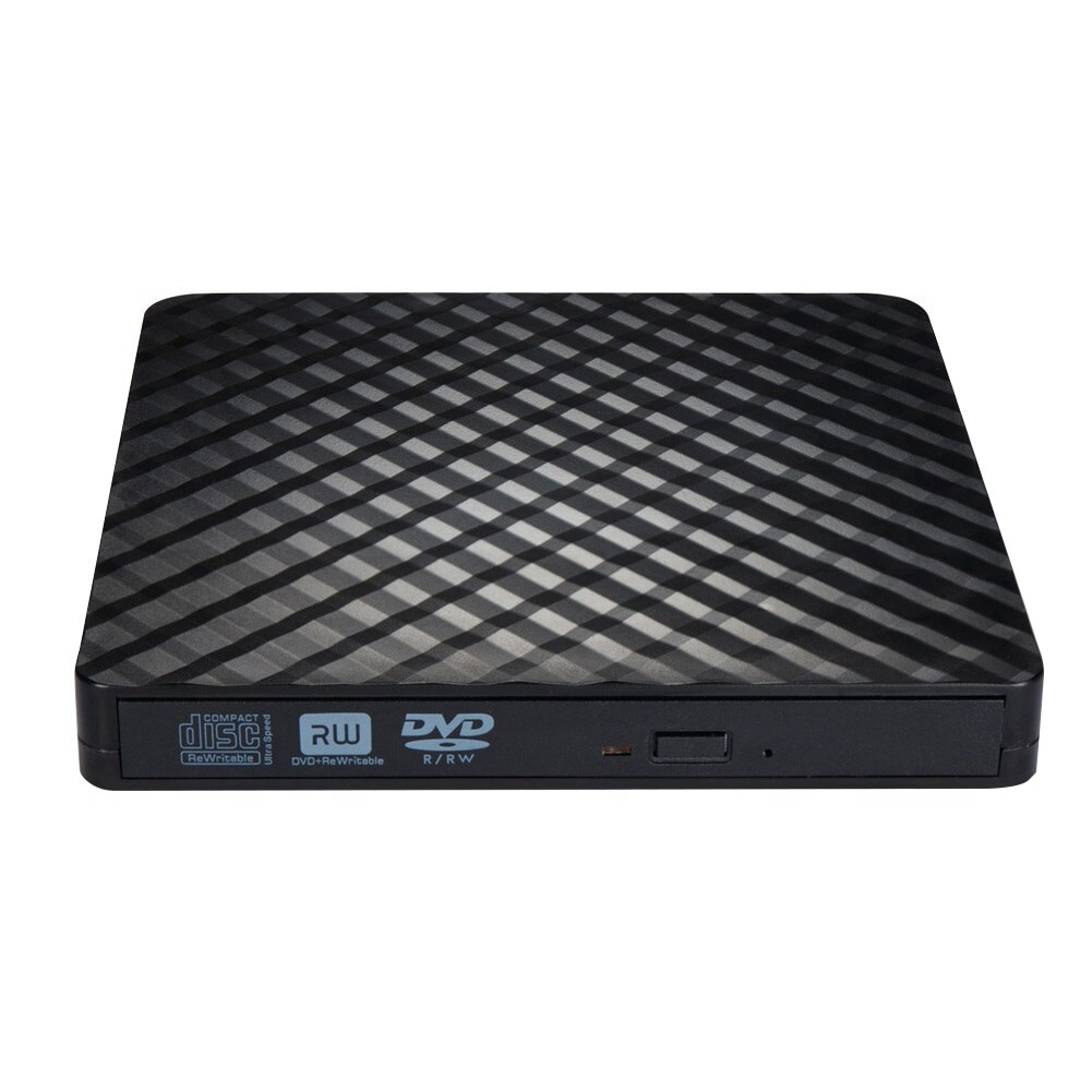 Externe Dvd Drive Optische Drive Usb 3.0 Cd Rom Speler CD-ROM DVD-RW Branders Schrijver Reader Recorder Portatil Voor Pc Dvd привод: Black