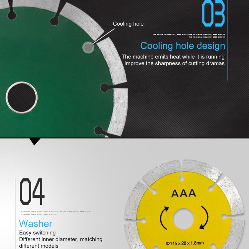 Diamond Circular Saw Blades Diamond Saw Disc Cutting Stone Granite Marble Concrete Cutting Tool Blade Dry Cutting Disc