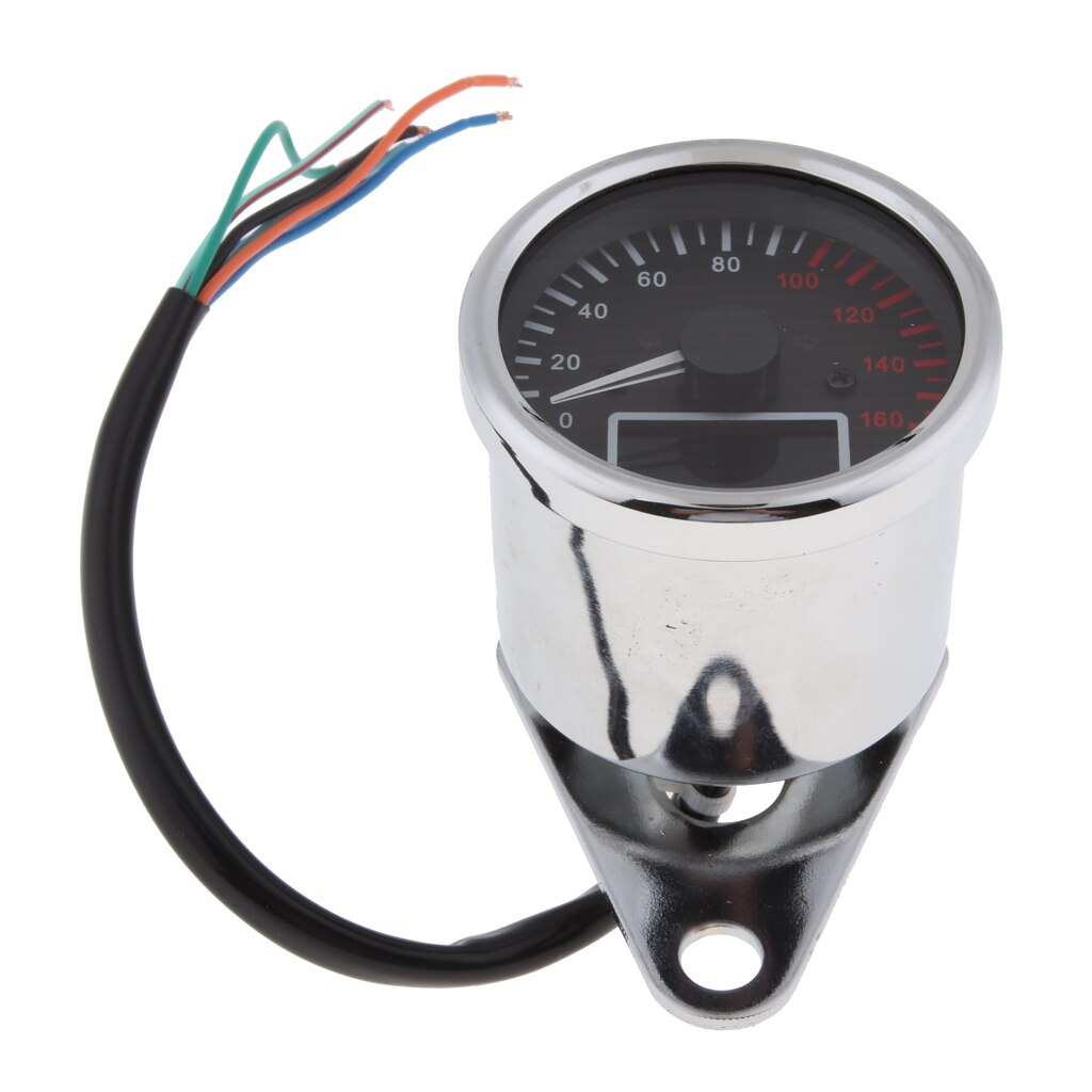 12V LCD Motorcycle Digital Speedometer Odometer Tachometer Gauge