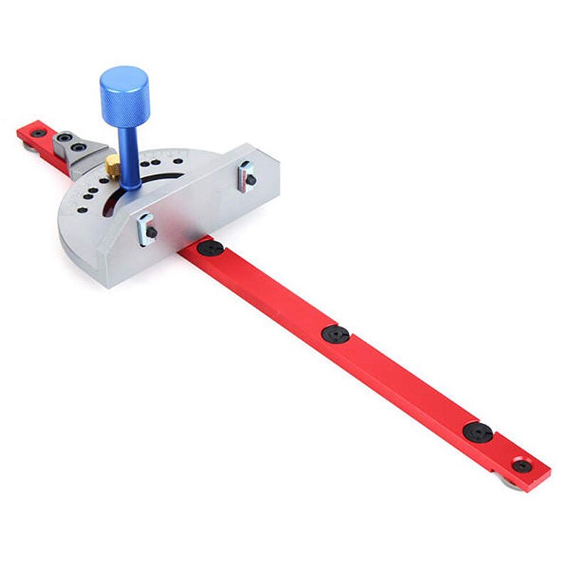 400mm/600mm/800mm Aluminium Standard t-track 45mm largeur profil 75mm hauteur avec t-track Miter jauge accessoires bricolage outil: Miter Gauge