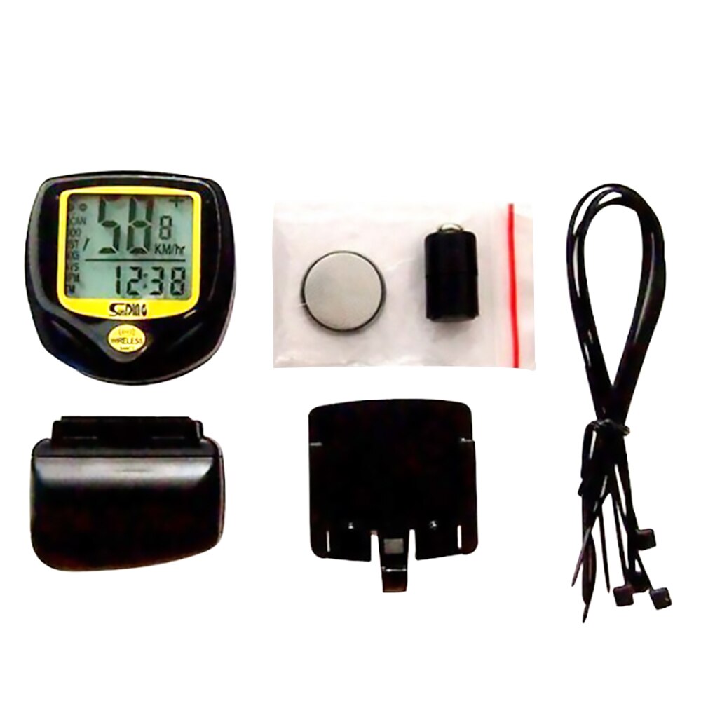 MTB Waterproof Cycle Bike Speedometer Wire/ Wireless Bicycle Meter Computer: wireless