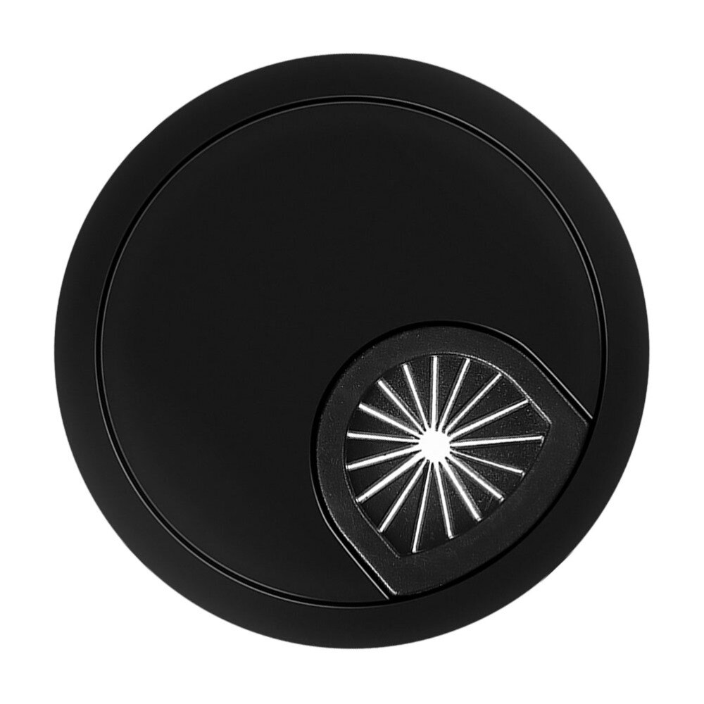 1pc Desk Cable Wire Grommet PC Computer Desk Cable Hole Cover Organizers: Default Title