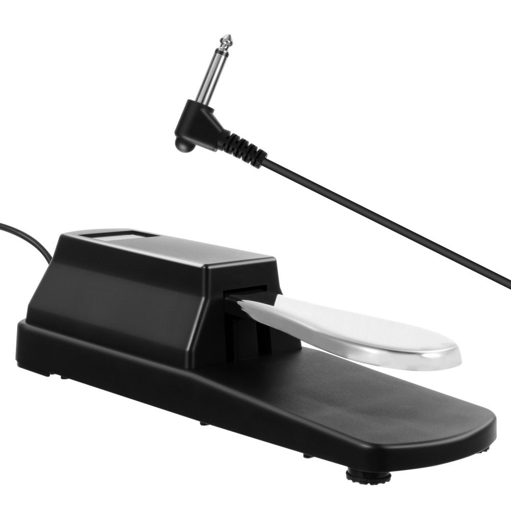 Non-Skid Pedal Electronic Keyboards Pedal Piano-style Sustain Foot Pedal (Black)