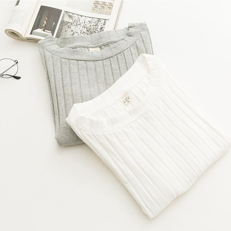 Borstvoeding Katoen Tee Borstvoeding Kleding Side Slit T-shirt Moederschap Lange Mouw Verpleging Kleding Top M-XXL