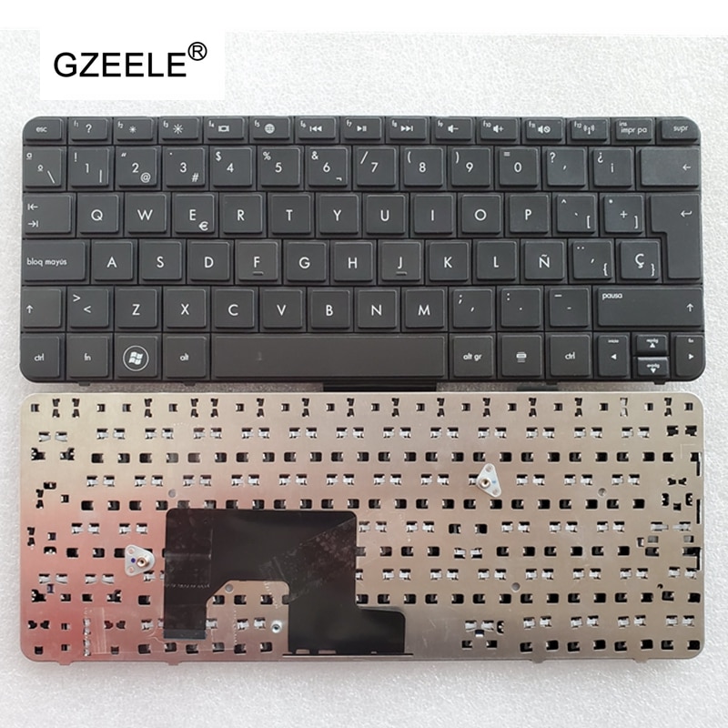 GZEELE Keyboard for HP Mini 1103, 110-3500, 210-2000, 210-4000 Series Laptops - Spanish Layout