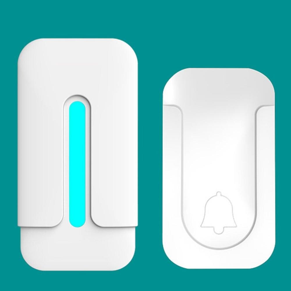 Wireless Doorbell Waterproof Waterproof Door bell Self-Generating EU US Plug One-For-Two Split-Type Dust-Proof Caller