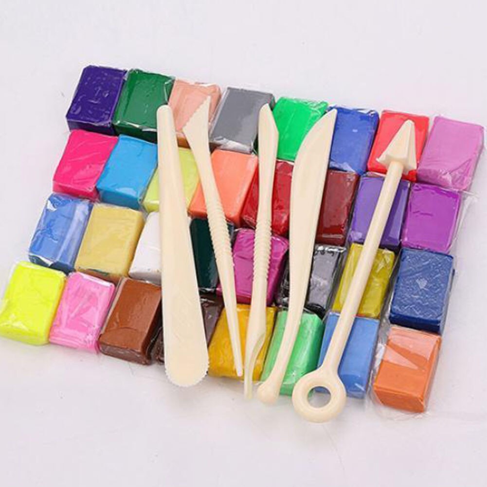 5 Tool Oven Bake Polymer Clay Block Modelling Moulding Sculpey Tool Set for DIYMuticolor Handmade Clay Crafts