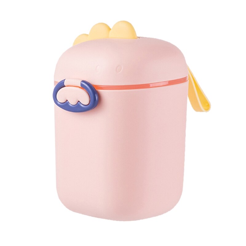 400ml/800ml Baby Formula Dispenser with Scoop Milk Powder Storage Box Infant Essential Cereal Snacks Container: Pink-800ml