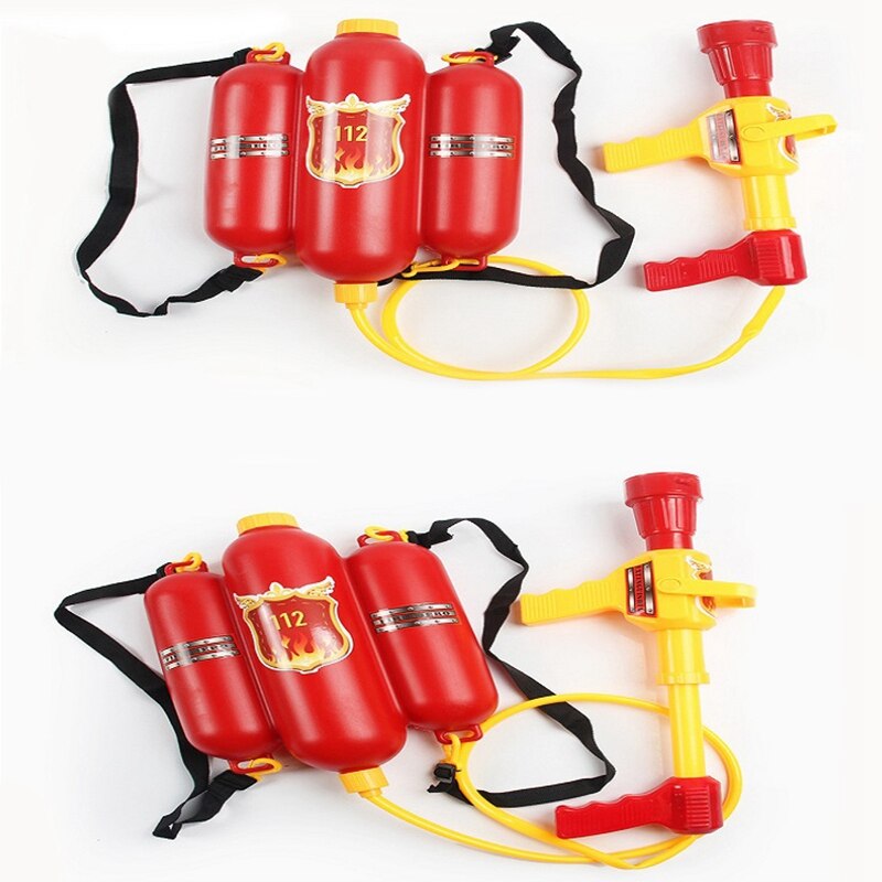 freundlicher Feuerwehrmann Spritzgerät Spielzeug Rucksack Strand Spielen Wasser Sommer Strand Wasser Party Favors Spielzeug