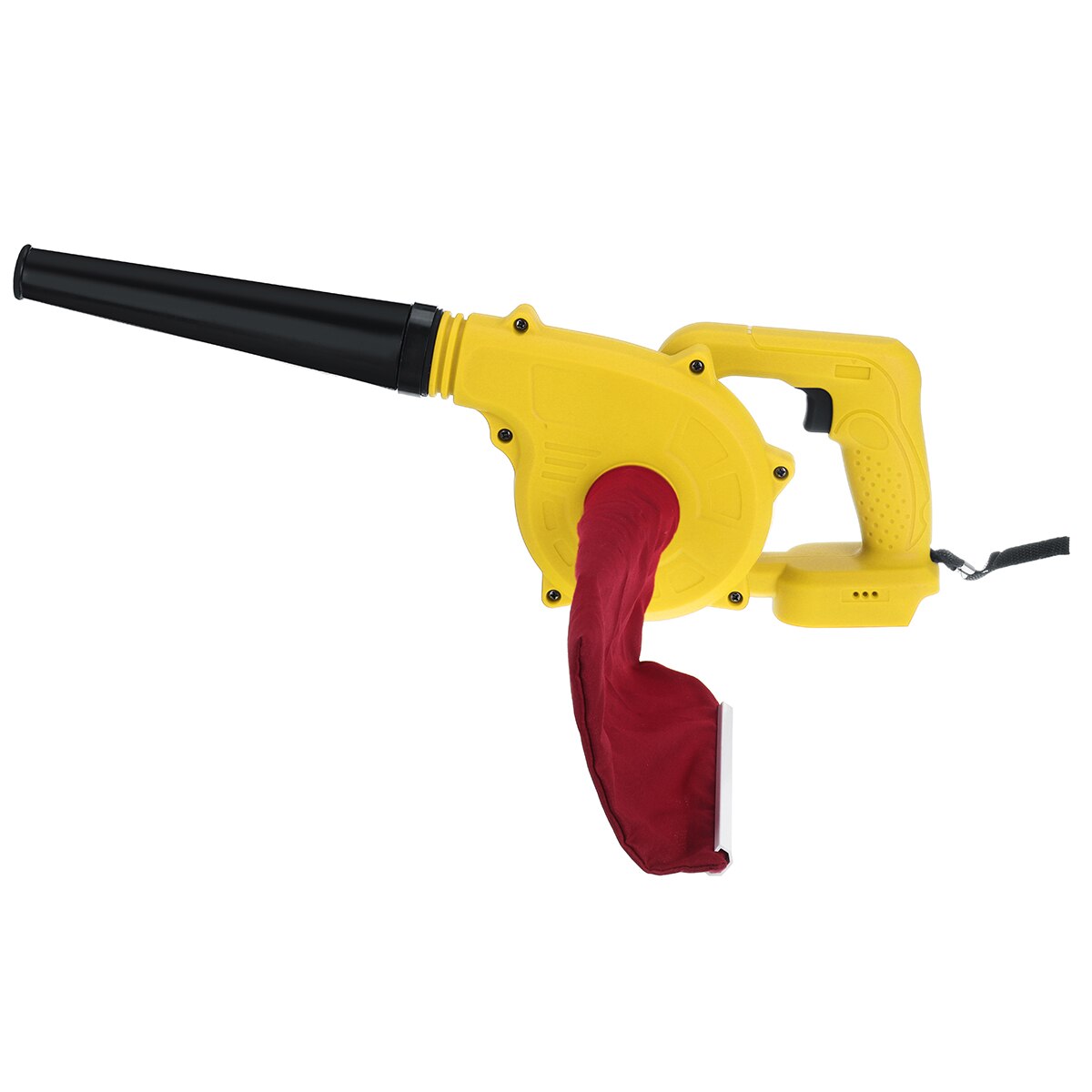 Aspiradora eléctrica inalámbrica, soplador de aire inalámbrico, herramienta de limpieza de polvo para Makita, batería de ion de litio de 18V para coche de oficina: YELLOW