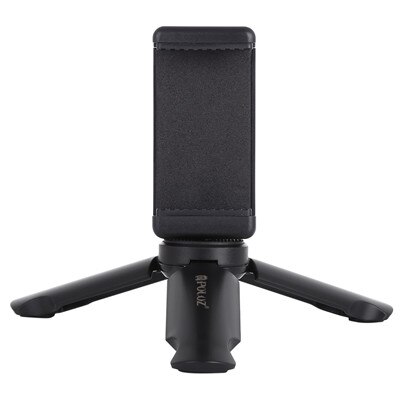 PULUZ Mini Portable Folding Plastic Stand Tripod & Universal Phone Clamp For Telefon Iphone Trepied Smartphone Gopro Tripod: Tripod and Clamp