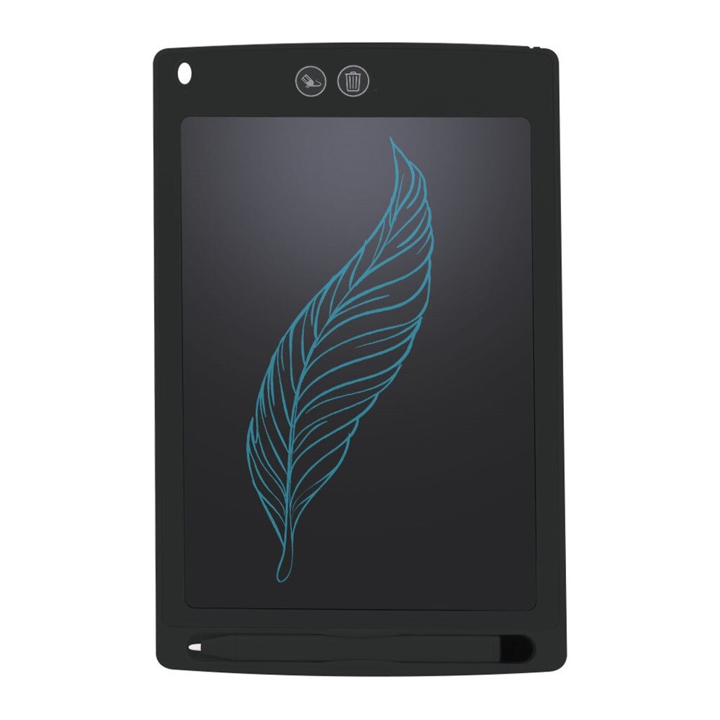 Lcd Schrijven Tablet 8.5 Inch Elektronische Digitale Elektronische Graphics Tekentafel Doodle Pad Met Stylus Pen Voor Kids: Black