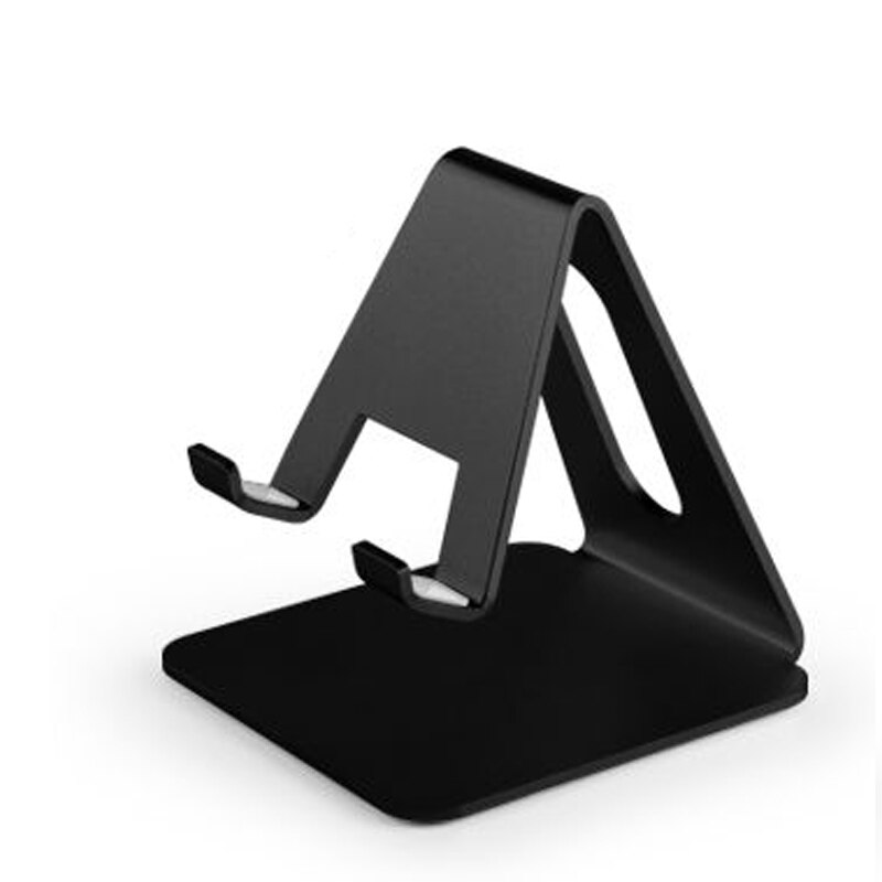 Desk Mobile Phone Holder Stand For iPhone iPad Xiaomi Adjustable Desktop Tablet Holder Universal Table Cell Phone Stand: P8 Black mini